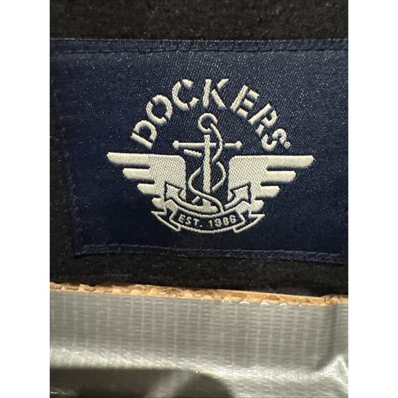 Dockers Black Wool Blend Pea Coat with Scarf Mens 3XLT NWT - Picture 2 of 7